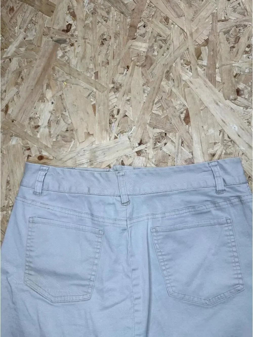 Bay Studio Petite Skort Womens 6P Gray Cotton Blend Stretch Athletic Casual Golf